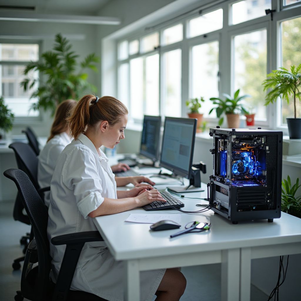 Our PC repair workshop